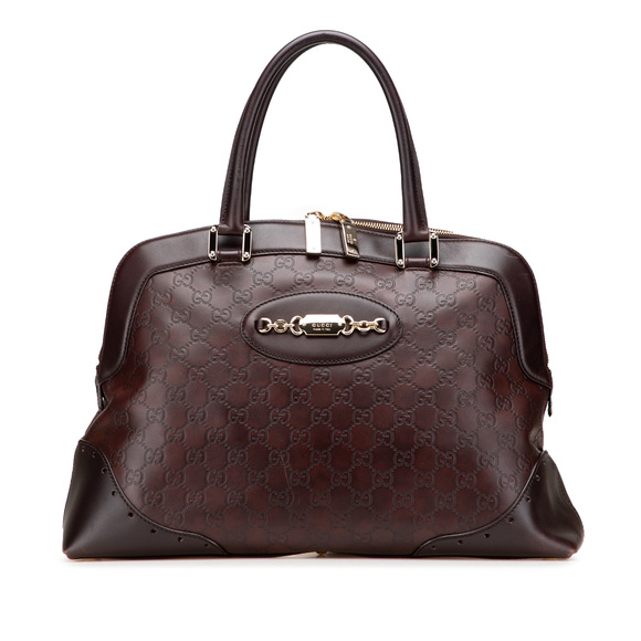 Pre-Loved Gucci Guccissima Punch Handbag - Picture 1 of 12